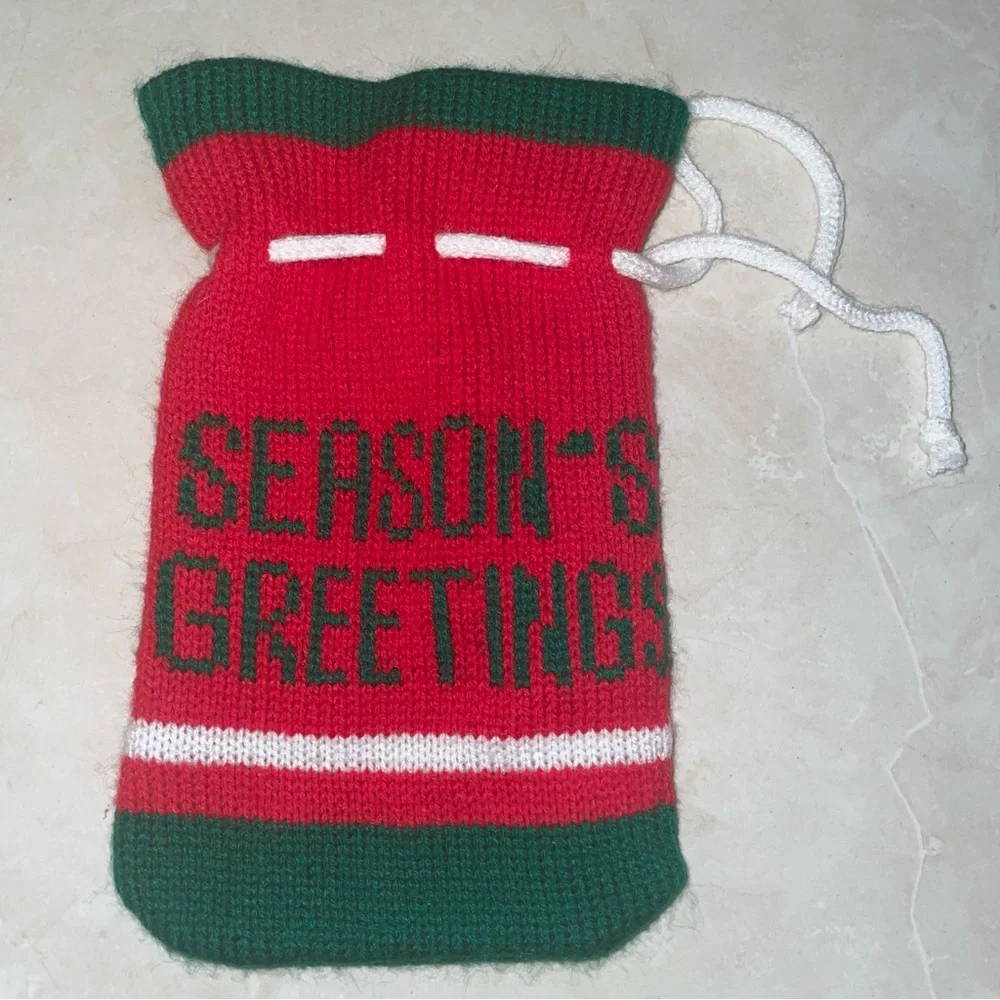 Season’s Greetings Gift Bag Pouch